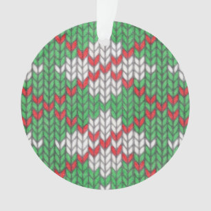 Jacquard XMAS KNIT Acrylique Cercle Ornement