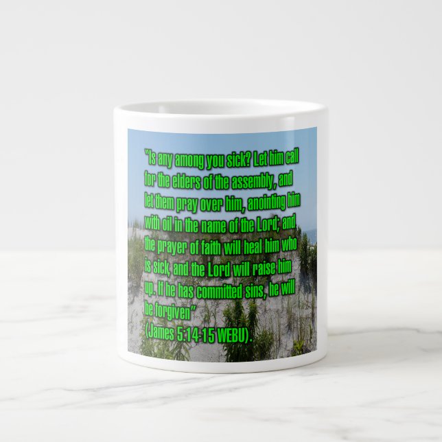 Jacques 5:14-15 WEBU Mug (Devant)
