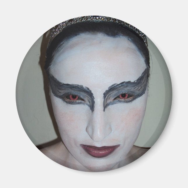 Jacqui B Black Swan Magnet (Devant)