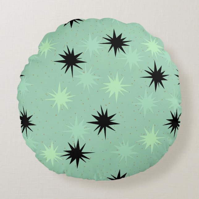 Jade atomique et coussin rond en bon état de (Devant)