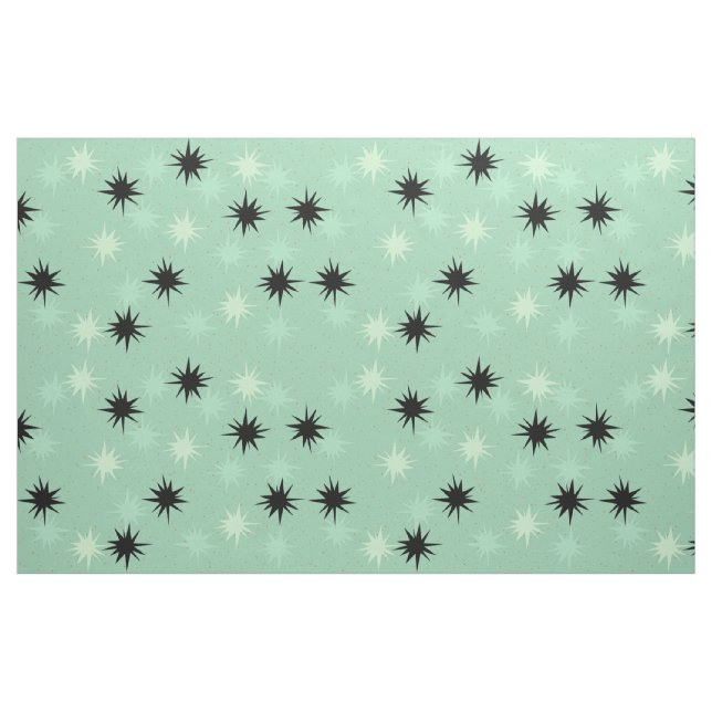 Jade atomique et tissu de coton en bon état de (Fat Quarter)