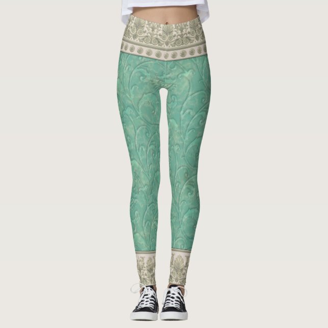 Jade décorative leggings (Devant)