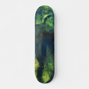 Jaded Lover 1 Deck de skateboard abstrait vert pro