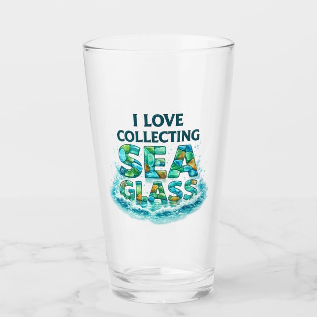 J'adore collectionner le verre de mer (Devant)