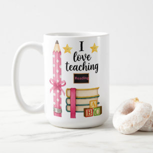 J'adore enseigner la tasse de café pour professeur