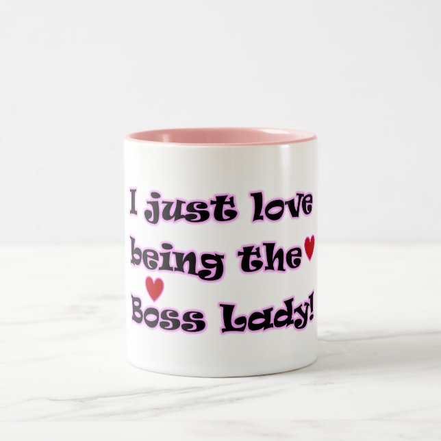 J'adore être la patronne Mug (Centre)
