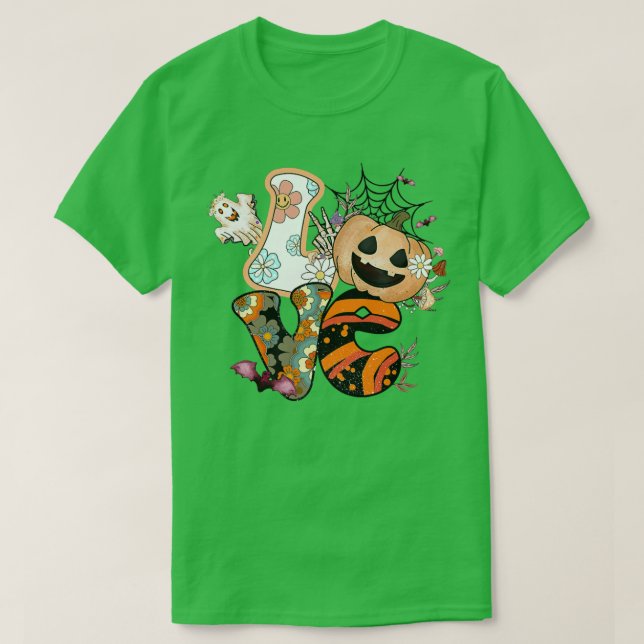 J'adore Halloween, T-shirt graphique mignon, Citro (Design devant)