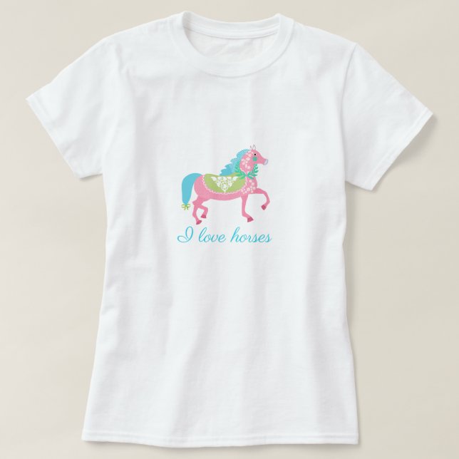 J'adore la collection de t-shirts d'illustration d (Design devant)