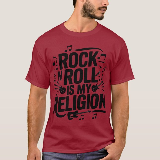 J'adore la musique rock T-Shirt (Devant)