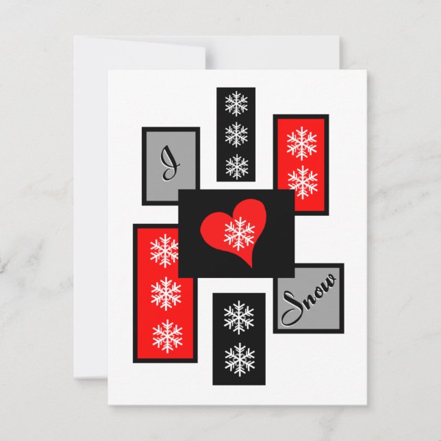 J'adore la neige (Devant)