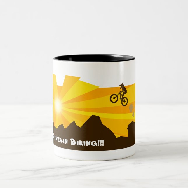 J'adore la tasse de VTT (Centre)