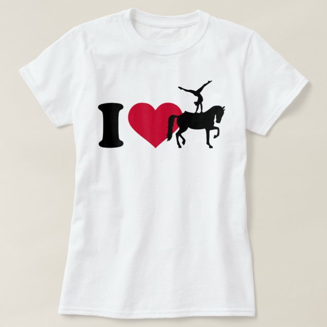 J'adore la voûte à cheval T-shirt (Design devant)