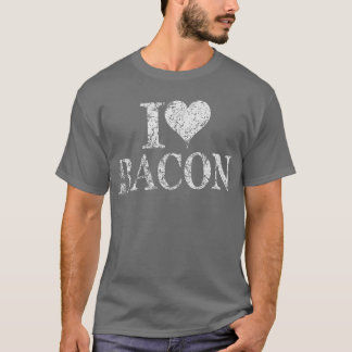 J'adore le bacon - J'aime le t-shirt Bacon