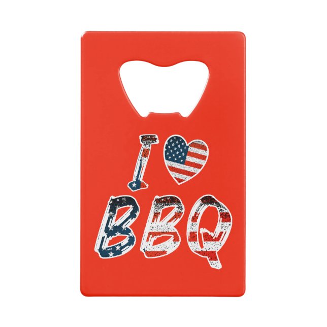 J'adore le barbecue, patriotique américain (Devant)
