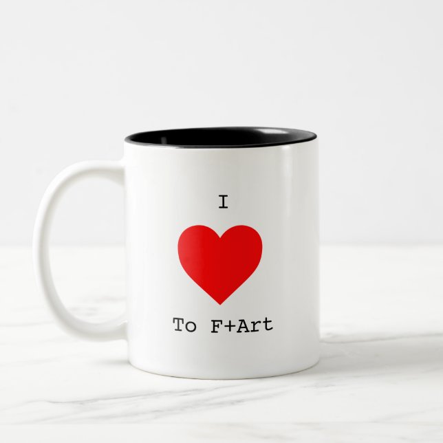 J'ADORE Le Mug F+Art du Café F+Art (Gauche)