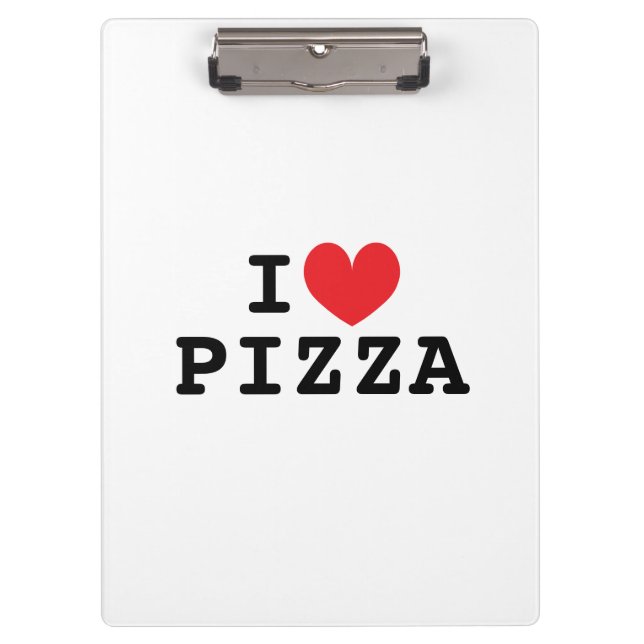 J'adore le porte-bloc de commande de pizza pour pi (Devant)