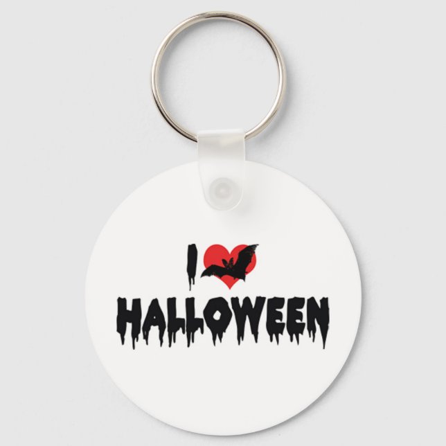 J'adore le porte-clés Halloween (Recto)