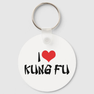 J'adore le porte-clés Kung Fu