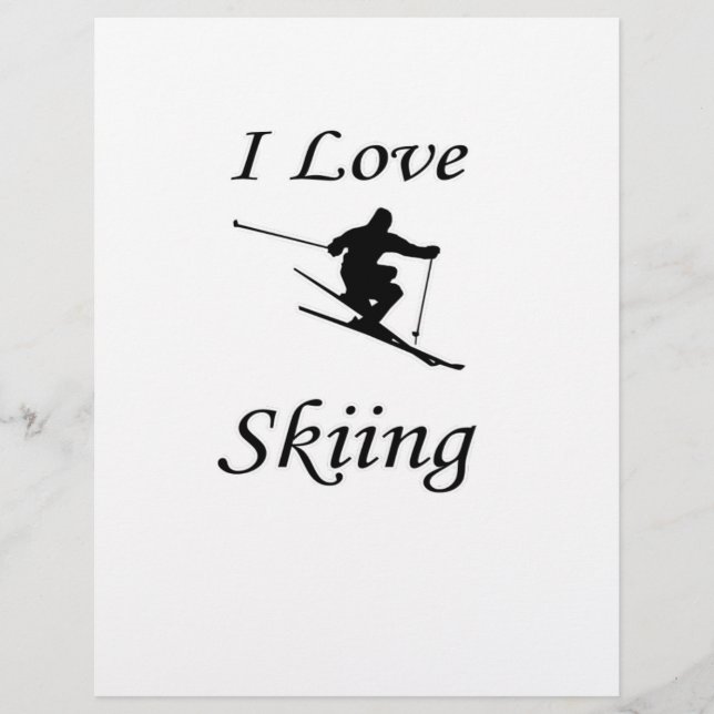 J'adore le ski (Devant)