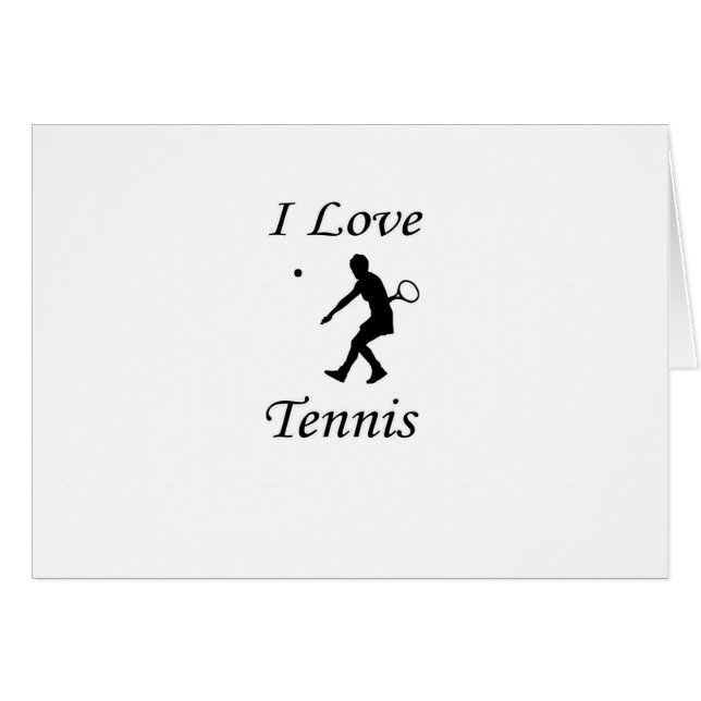 J'adore le tennis (Devant horizontal)