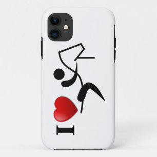 J'adore l'équitation sur un coque iphone