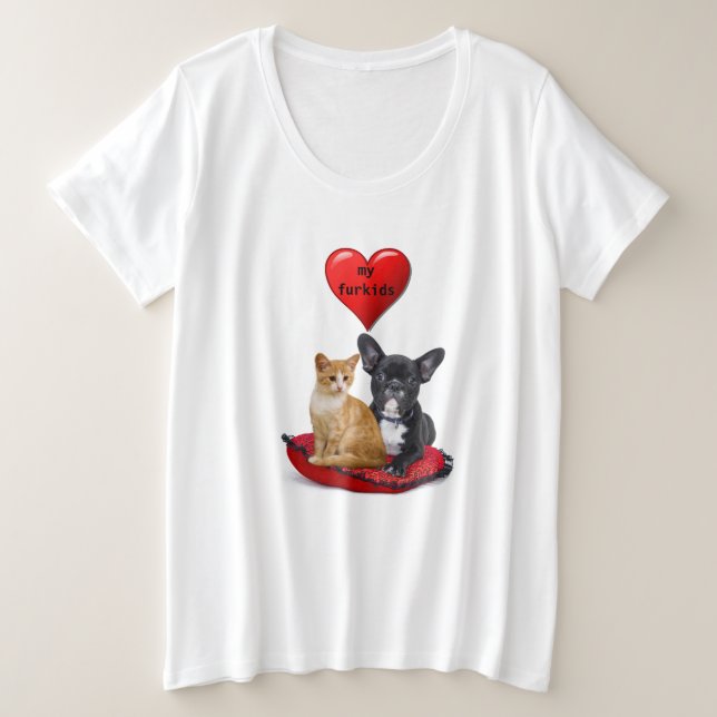 J'adore les bouledogues français et les femmes cha (Design devant)