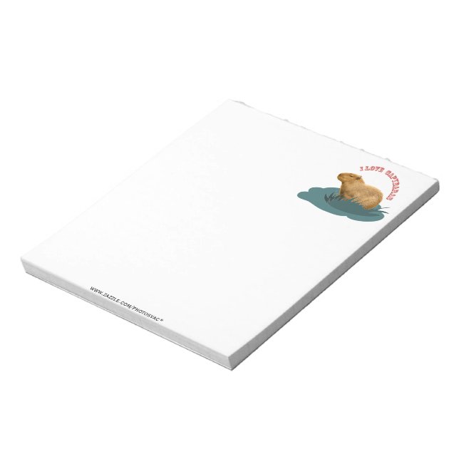 J'adore les capybaras Bloc-notes (Tourné)