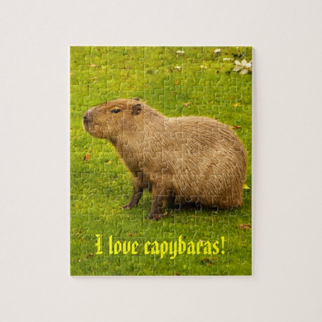 J'adore les capybaras Puzzle (Vertical)