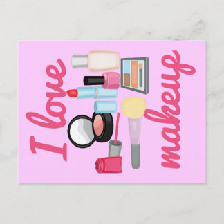 J'adore les cartes postales maquillage