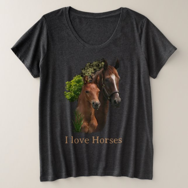 J'adore les chevaux (Design devant)