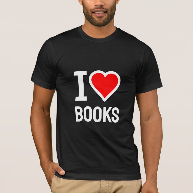 J'adore les livres T-shirt (Devant)