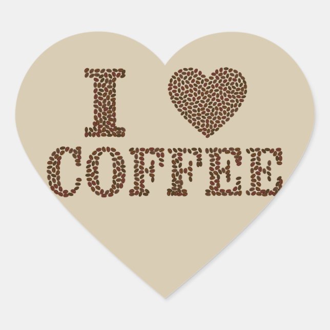 J'adore les stickers café (Devant)