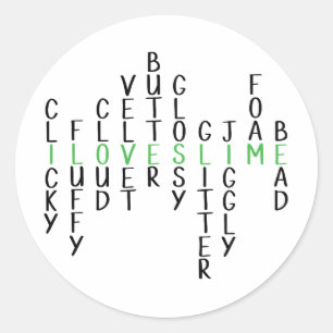 J'adore les stickers slime