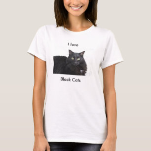 J'adore les t-shirts de chats noirs