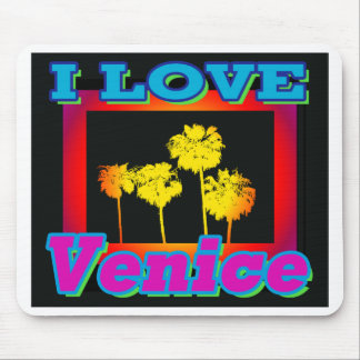 J'ADORE les Tapis de Souris Venice Palm Trees dans