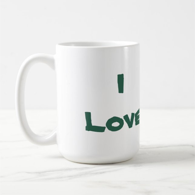 J'adore les tortues Mug (Gauche)