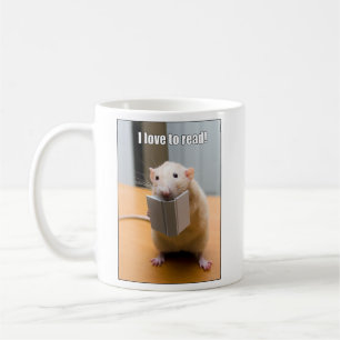 J'adore lire ! Marty Mouse Mug