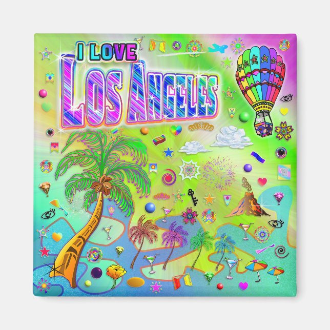 J'ADORE Los Angeles Aimant de Mélodie Intemporelle (Devant)
