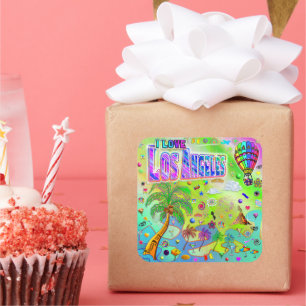 J'ADORE Los Angeles Autocollant de Mélodie Intempo