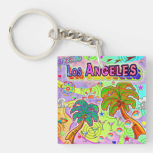 J'ADORE Los Angeles Vacances Cadeau Porte-Clés