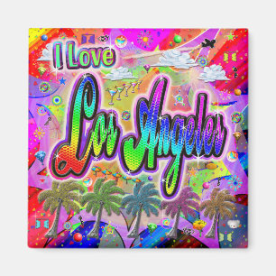 J'ADORE Los Angeles Vista Express Magnet