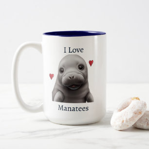 J'adore Manatees Mug