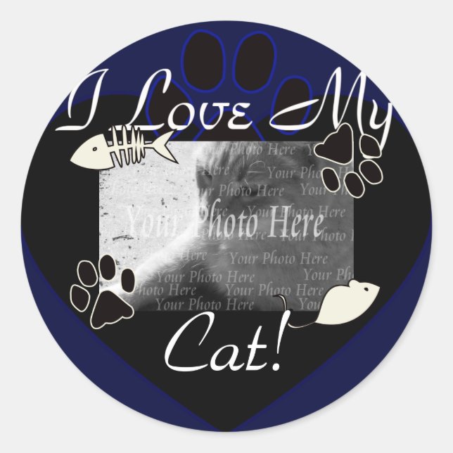 J'adore mes Stickers Cat (Devant)