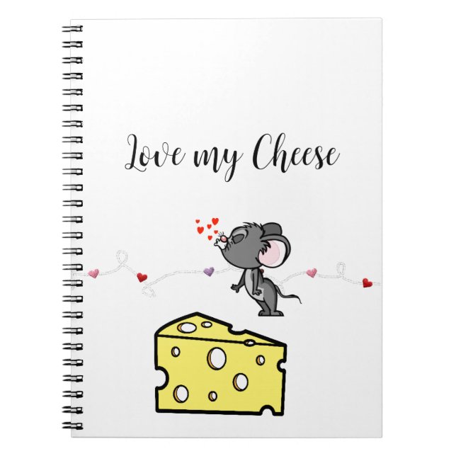 J'adore mon cahier Cheese Mouse (Devant)