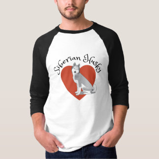 J'adore mon Husky Sibérien ! T-shirt