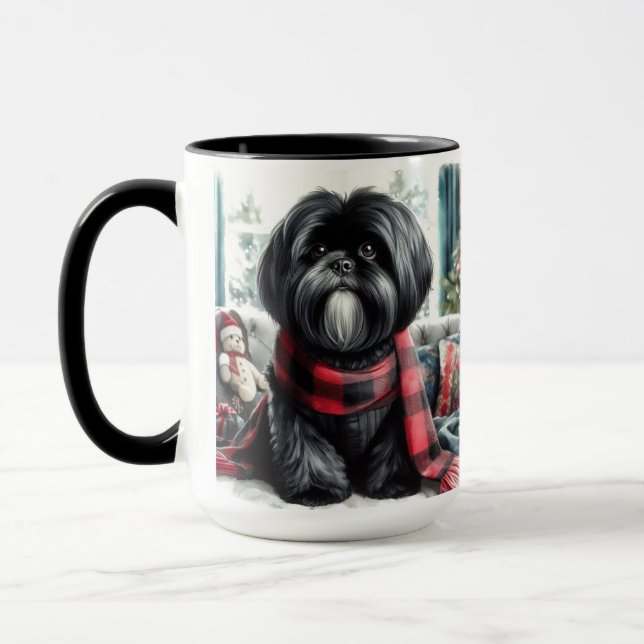 J'adore mon mug de Noël en forme de tasse de café  (Gauche)