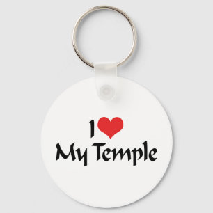 J'adore mon porte-clés de temple