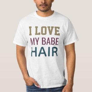 J'adore mon t-shirt d'amour pour les cheveux