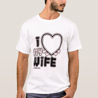 J'adore mon T-shirt personnalisé pour femme