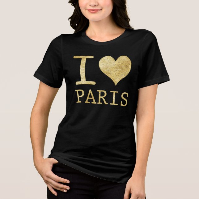J'ADORE PARIS FAUX PARTIES SCINTILLANT T-SHIRTS (Recto)